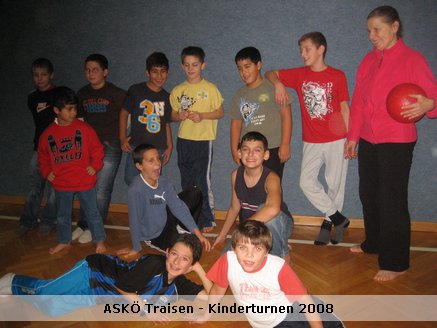 Kinder-Turnen (ab 8 Jahren) mit Elisabeth, November 2007