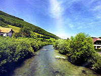 Die Traisen in Schrambach