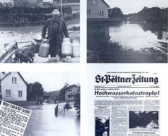 Traisens Hochwasser der Vergangenheit